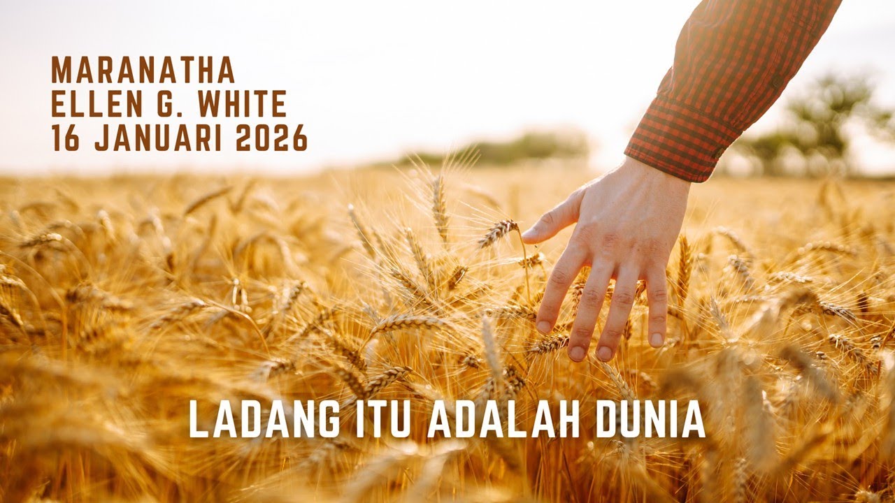 Renungan Pagi - Maranatha - 16 Jan 2026 - Ladang Itu Adalah Dunia