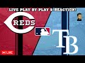Cincinnati Reds vs Tampa Bay Rays | MLB Livestream Live Radio Broadcast