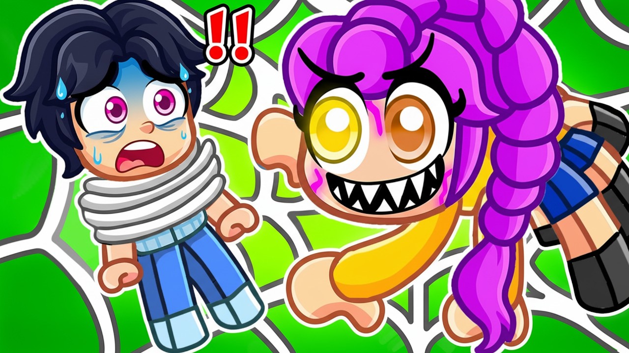 Trying to ESCAPE Spider RUMI in Roblox! 😨🕷️ | KPop Demon Hunters