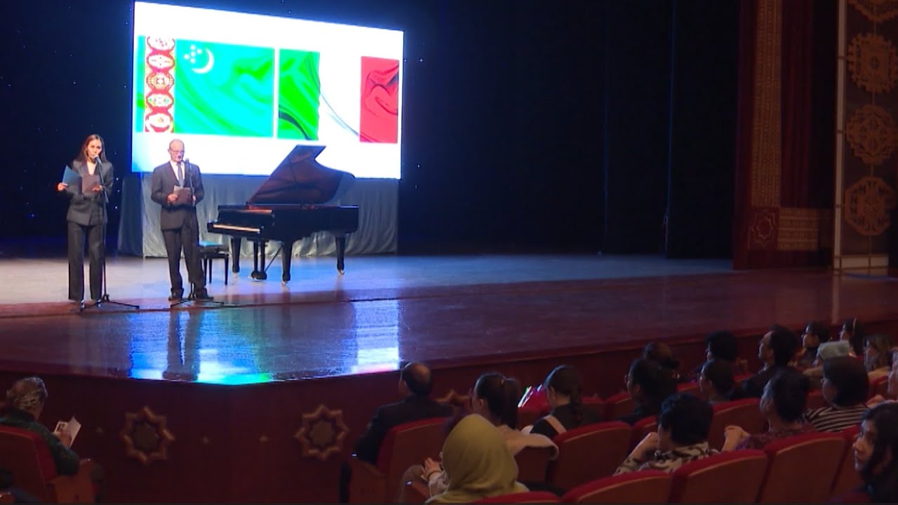 Первый концерт в честь 10-летия открытия посольства Италии провели в Туркменистане