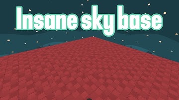 Insane two player sky base in yeeps hide and seek