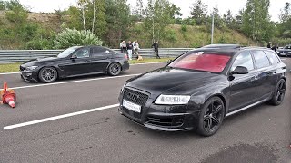 Audi Rs6 Avant C6 800Hp Vs Bmw M3 F80 Hcp 600Hp Vs Gad Motors E63S Amg 4Matic 750Hp