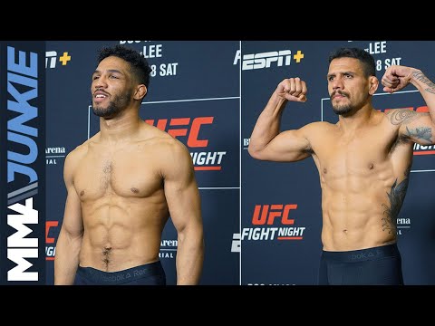 UFC on ESPN+ 10 official weigh-ins in Rochester, N.Y. (Archive of live stream)