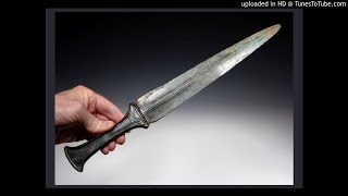 ANCIENT BRONZE LURISTAN SHORT SWORD - ( 1500 BC )