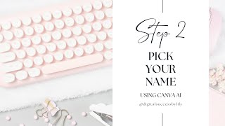 Step 2: Pick Your Etsy Shop Name