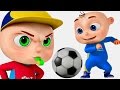 Zool Babies Playing Soccer | Five Little Babies Series | Cartoon Animation For Children