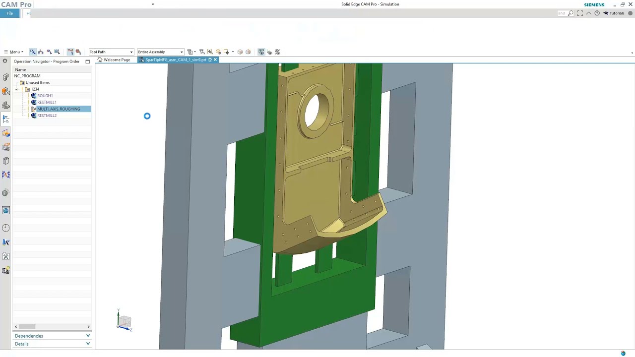 Solid Edge CAM Pro - Mô Phỏng Gia Công  CAM Chuyên Nghiệp