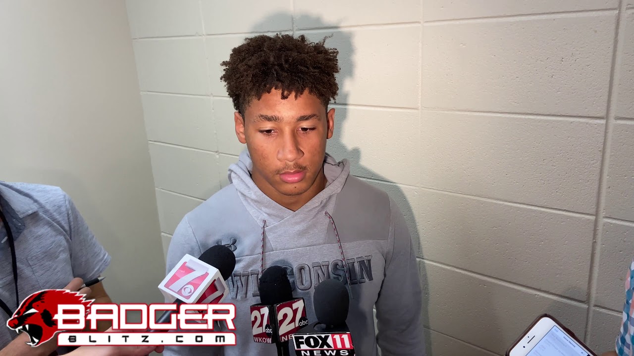 Wisconsin safety Reggie Pearson on targeting call, win vs. Michigan YouTube