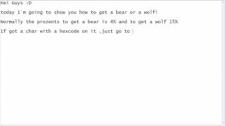 MyBrute wolf and bear hack ;)