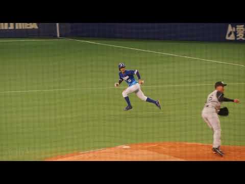 2017.8.18 中日ドラゴンズ 京田陽太 盗塁