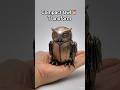 A compact owl-shaped mechanical pod.#aishorts #asmr #mechanics #transformation