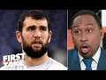 Stephen A. reacts to Andrew Luck’s sudden retirement from the NFL | First Take