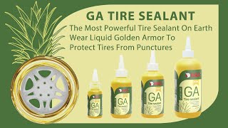 【PAX GA Tire Sealant】The Most Powerful Liquid Golden Armor Sealant To Protect Tires From Punctures