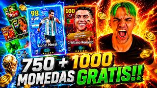 😱¡¡BRUTAL!!⚡MONEDAS y ÉPICOS GRATIS!! 🤑 El MUNDIAL llega a Efootball 2026! Connect