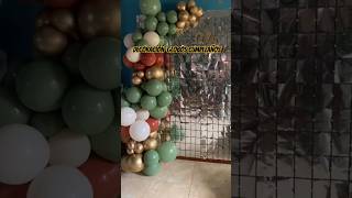 Decoración con globos para cumpleaños 🎂 #viralshort #shortvideo #celebration #cumpleaños #decoration