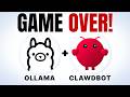 Ollama + Clawdbot is INSANE! (FREE Local AI Coding) 🤯