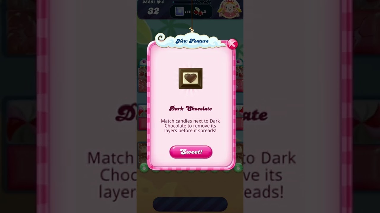 Dark chocolate🍫 | Candy crush saga🍭