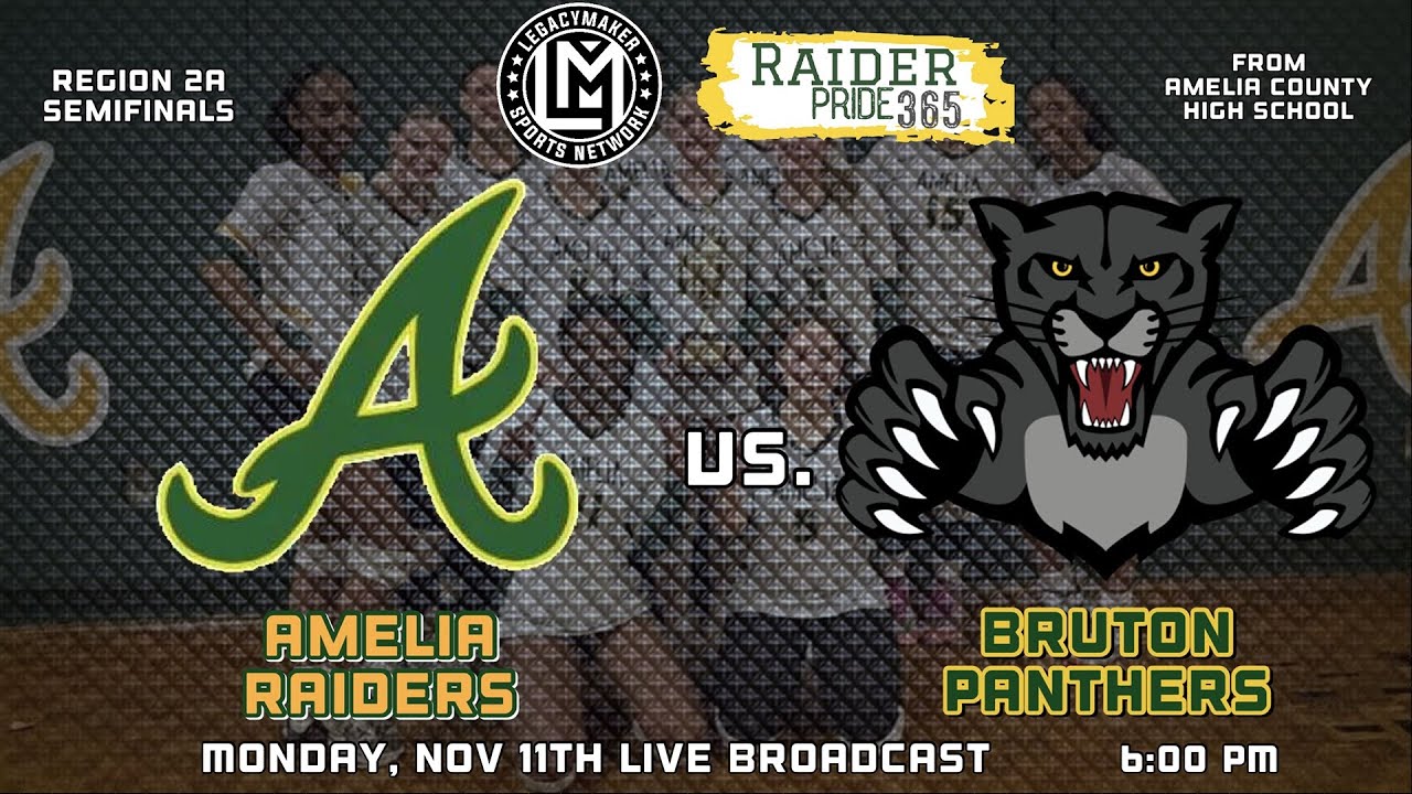 Varsity Volleyball: Amelia Raiders vs. Bruton Panthers (11-11-24) 2A ...