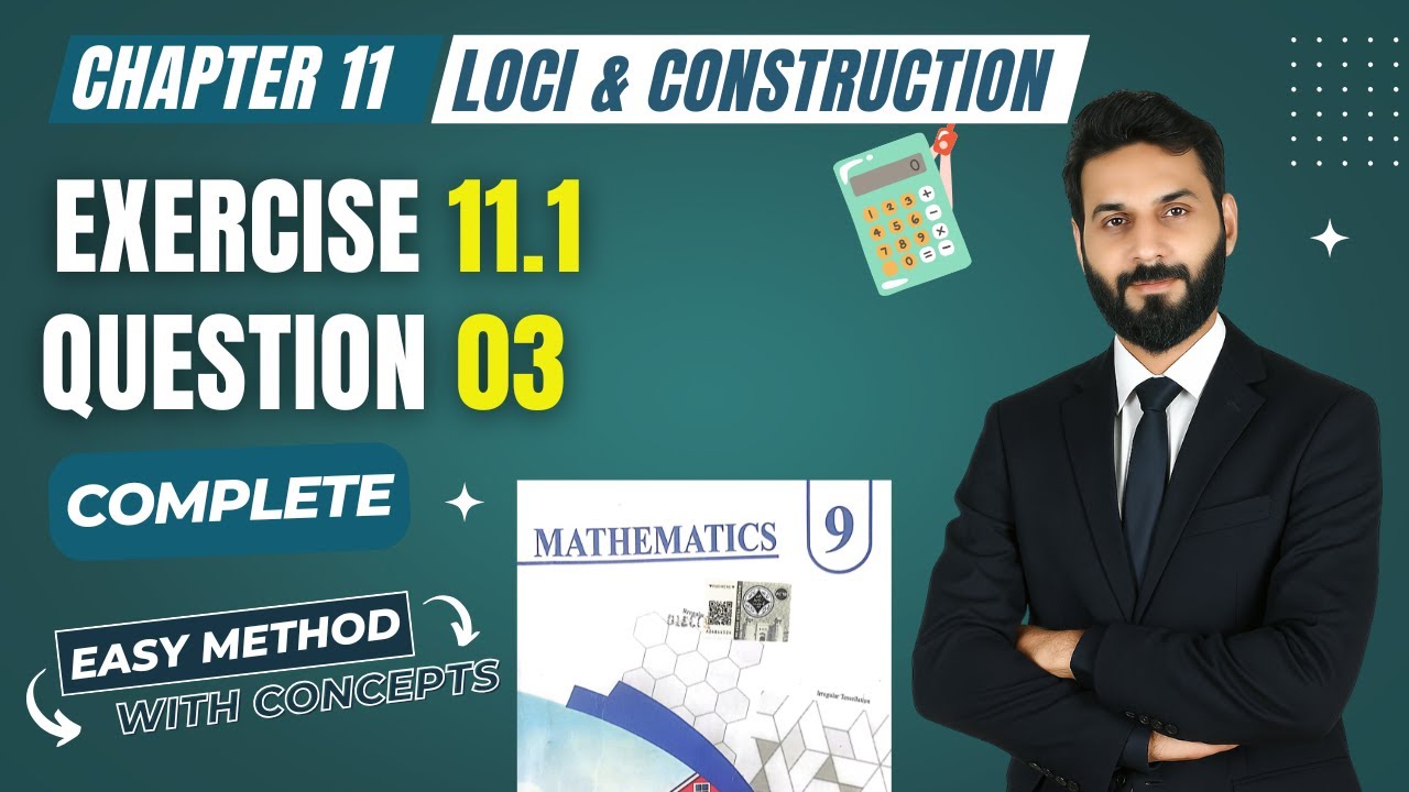 Exercise 11.1 Question 03 Complete | Class 9th New Math | PTB - YouTube