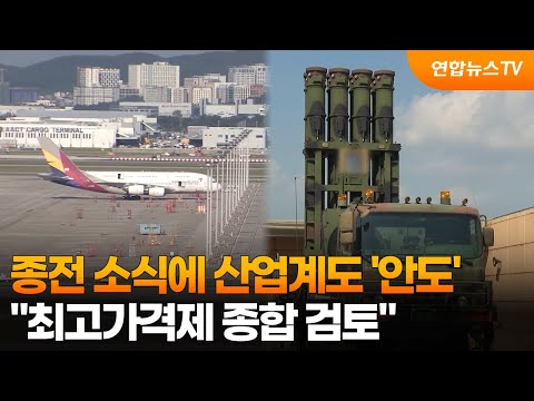 종전 소식에 산업계도 '안도'…"최고가격제 종합 검토" / 연합뉴스TV (YonhapnewsTV)