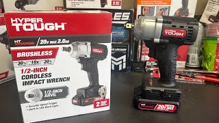 Hyper Tough 20v Brushless Impact Wrench Review!