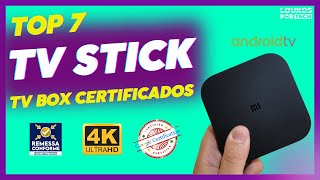 MELHORES ANDROID TV STICK e ANDROID TV BOX CERTIFICADO 4K BARATO 2024 !