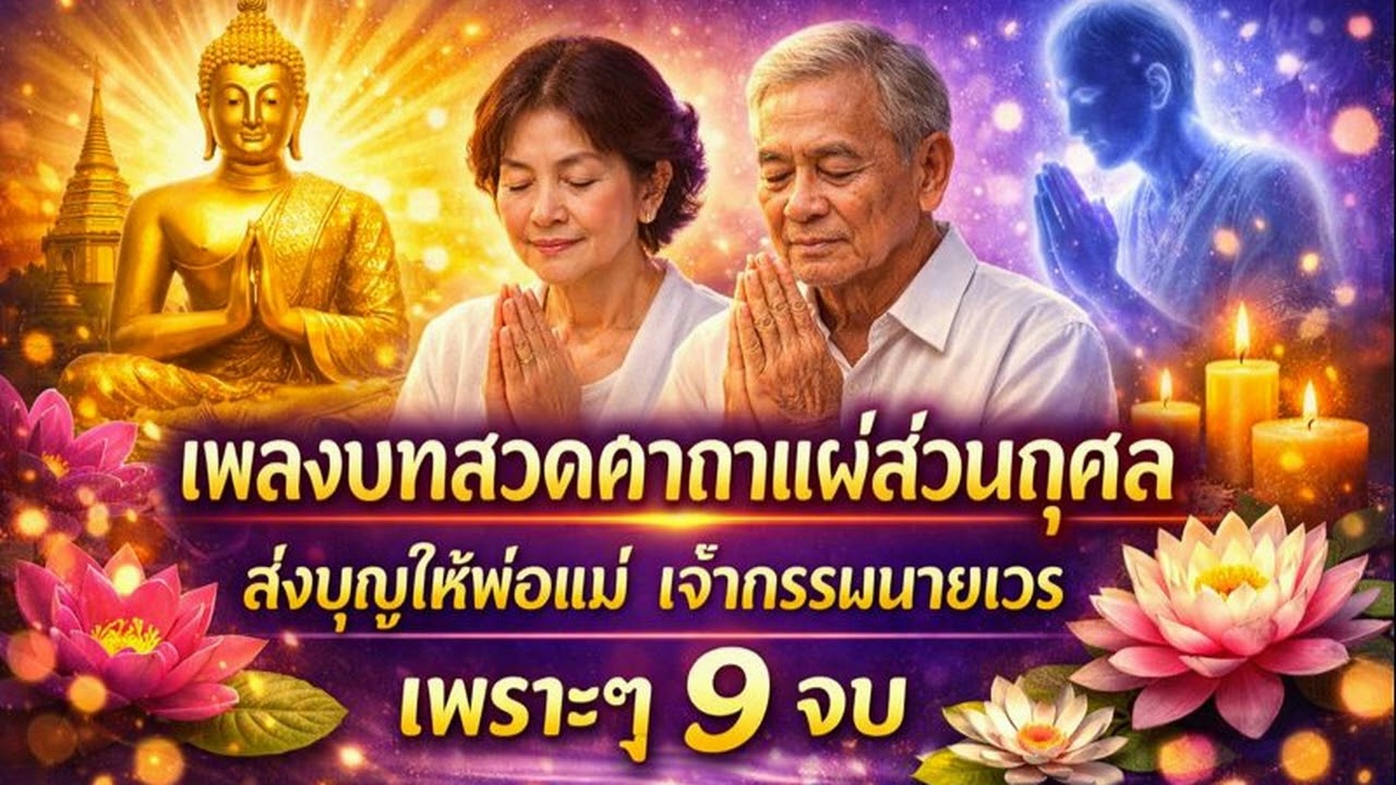 เพลงบทสวดอิทังเม (แผ่ส่วนกุศล) 9 จบ ส่งบุญให้พ่อแม่ เจ้ากรรมนายเวร #9จบ
