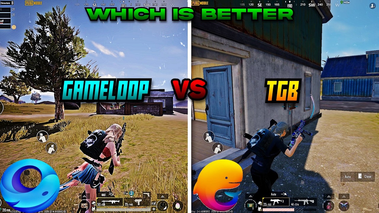 Gameloop vs TGB Emulator PUBG MOBILE 4.2 | FPS, Lag & Performance Comparison 2026
