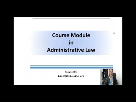 administrative law