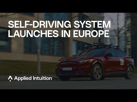 Applied Intuition’s Self-Driving System Launches in Europe