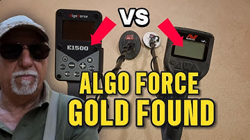 First Gold with the Algo Force 1500! Detector Test vs Gold Monster 1000 🏆⛏️