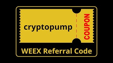 💸 Weex Exchange Referral Code: cryptopump | How to Register and Get Bonus
