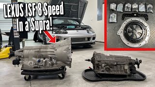 8 Speed ISF AA80E Trans Swapped into MK4 Supra Using DomiWorks Adapter  (How To Install Part.1)