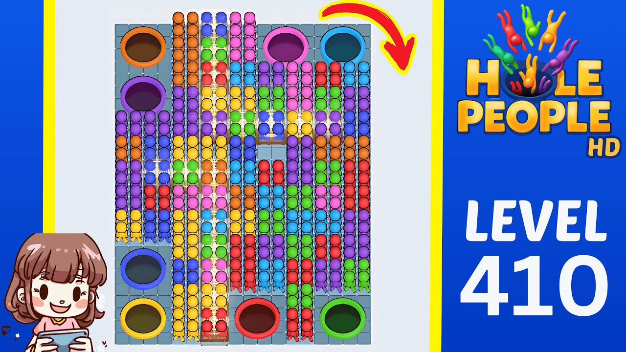 Hole People Level 410 Solution Walkthrough