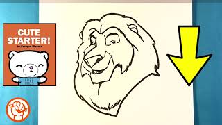 How To Draw Mufasa - Lion King - Easy Pictures To Draw
