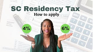 How to apply for  4% SC Residency  Tax Rate : Homestead Exemption