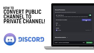 How to Convert a Public Channel to Private Channel on Discord Server [easy]