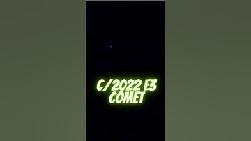 Green Comet - Telescope Footage #telescope #Comet #solarsystem #greencomet