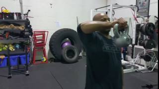 Kettlebell Single-Arm Face Pull