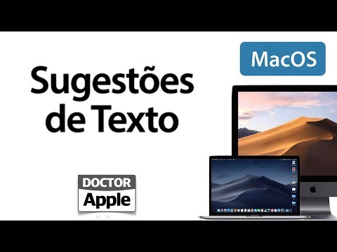 Curso Apple Mac - Sugestões de Texto - Escreva corretamente!