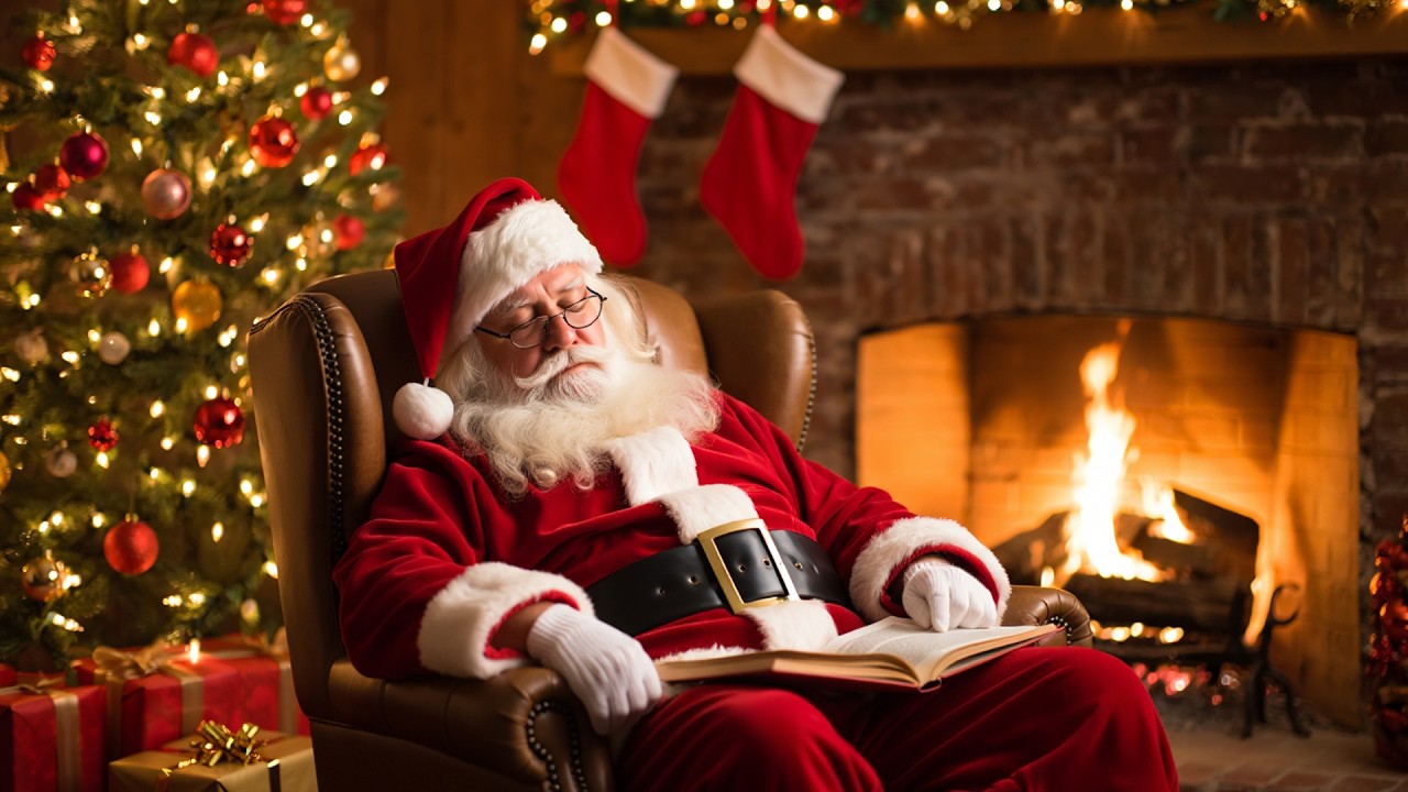 Christmas Fireplace 🔥 Crackling Fire Sounds (No Music) 🎄 Winter Ambience 2026