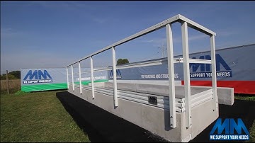 How to effectively install Handrail system | Vertical Fixing | M.M. Srl