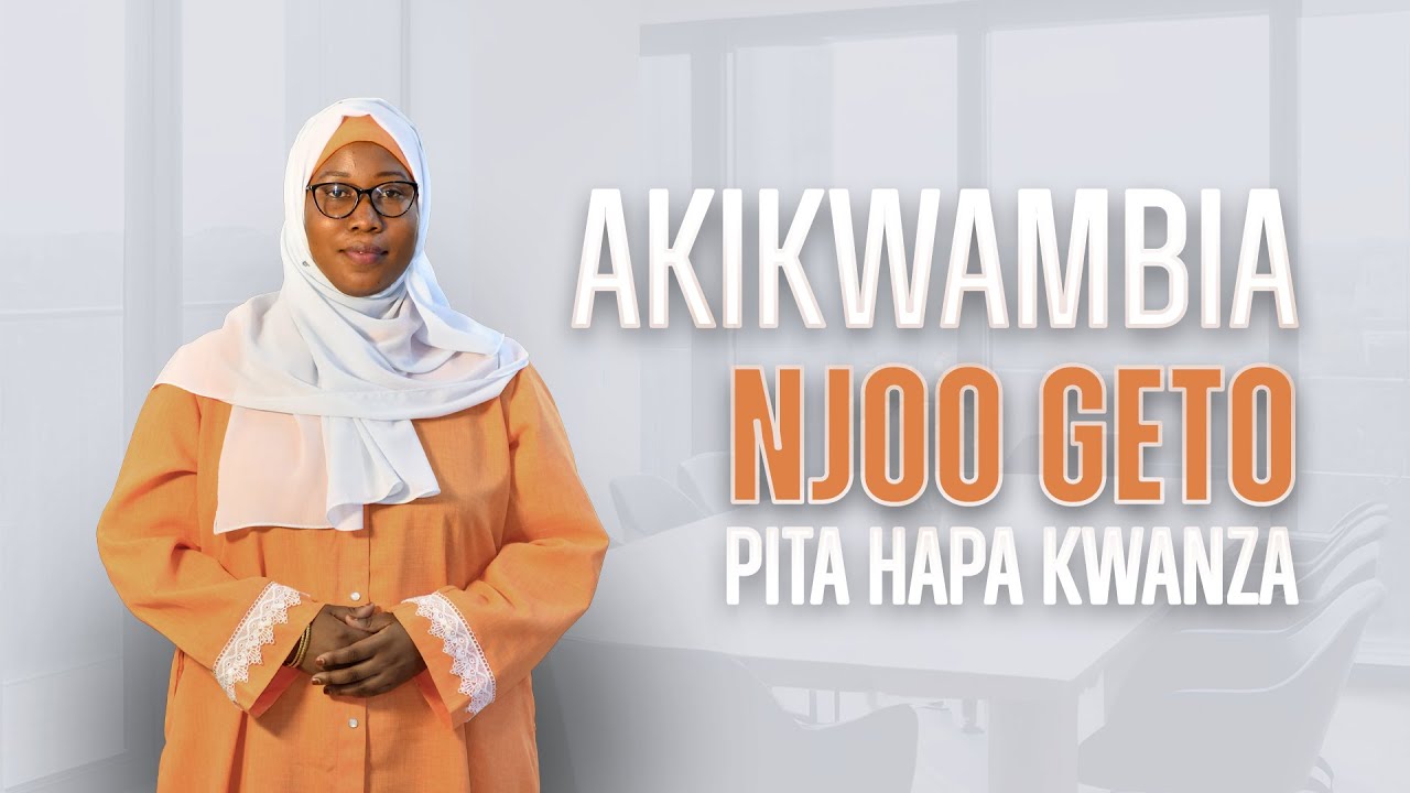 Akikuita Geto! kabla hujaenda pitia hapa kwanza