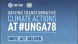 COP28 Presidency At UNGA