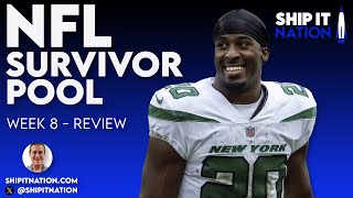 NFL Survivor Pool Week 8 Review | 2025 Strategy, Picks & Lessons Learned