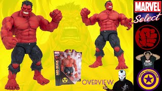 Diamond Select Toys Marvel Select Red Hulk Action Figure Overview