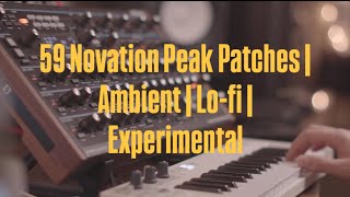 59 Novation Peak Ambient Presets II Lo-Fi - Download