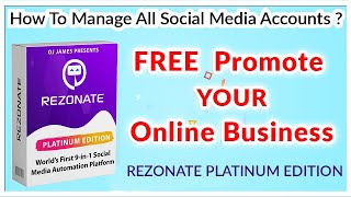 How to manage your social Media Business by Rezonate Platinum Edition screenshot 4