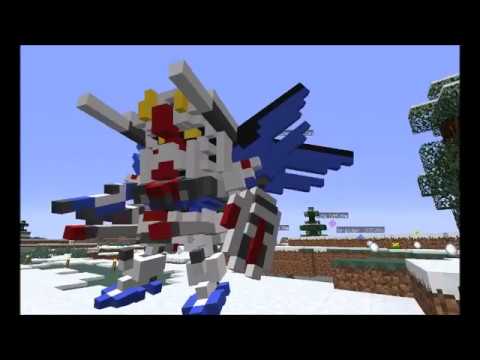 Minecraft ガンダムseeddestiny フリーダム Jointblock Youtube