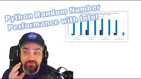 Python Random Number Generation Performance with the Intel Python Distribution